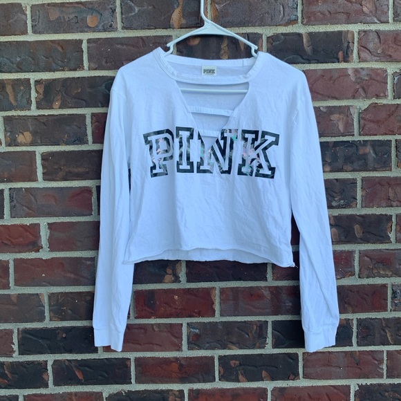 Small PINK Victoria’s secret Crop Top for Women - Picture 1 of 4